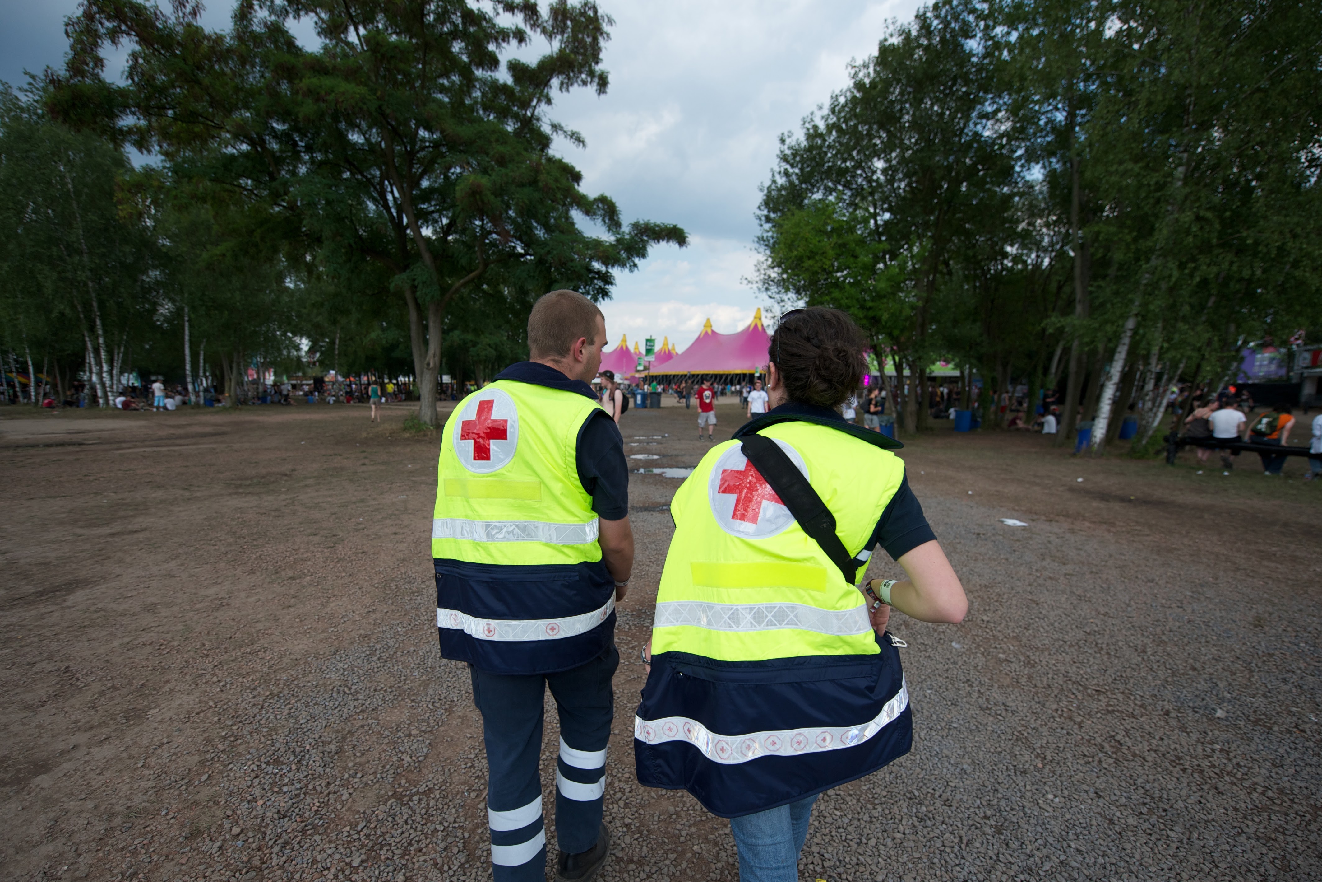 Nos secouristes au Festival de Dour