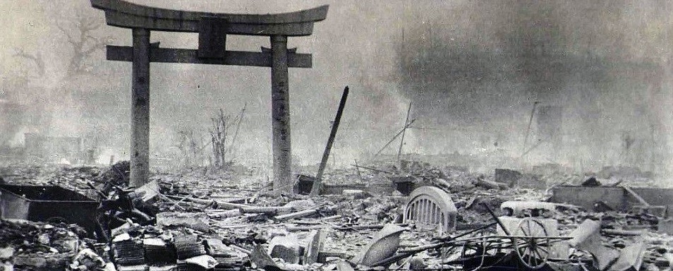 Hiroshima après le bombardement nucléaire, 1945